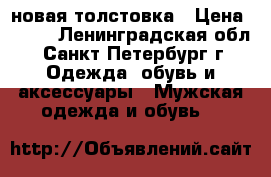 новая толстовка › Цена ­ 650 - Ленинградская обл., Санкт-Петербург г. Одежда, обувь и аксессуары » Мужская одежда и обувь   